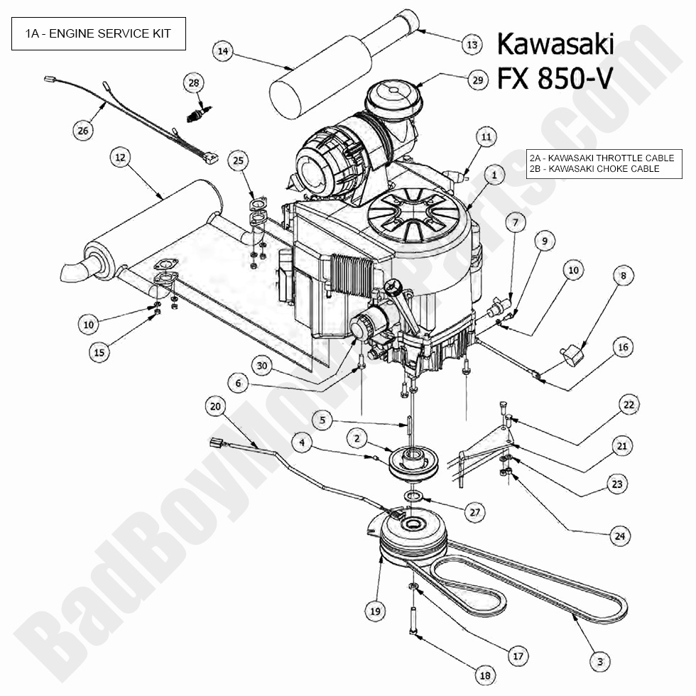 2017 Outlaw XP - Engine - Kawasaki FX850